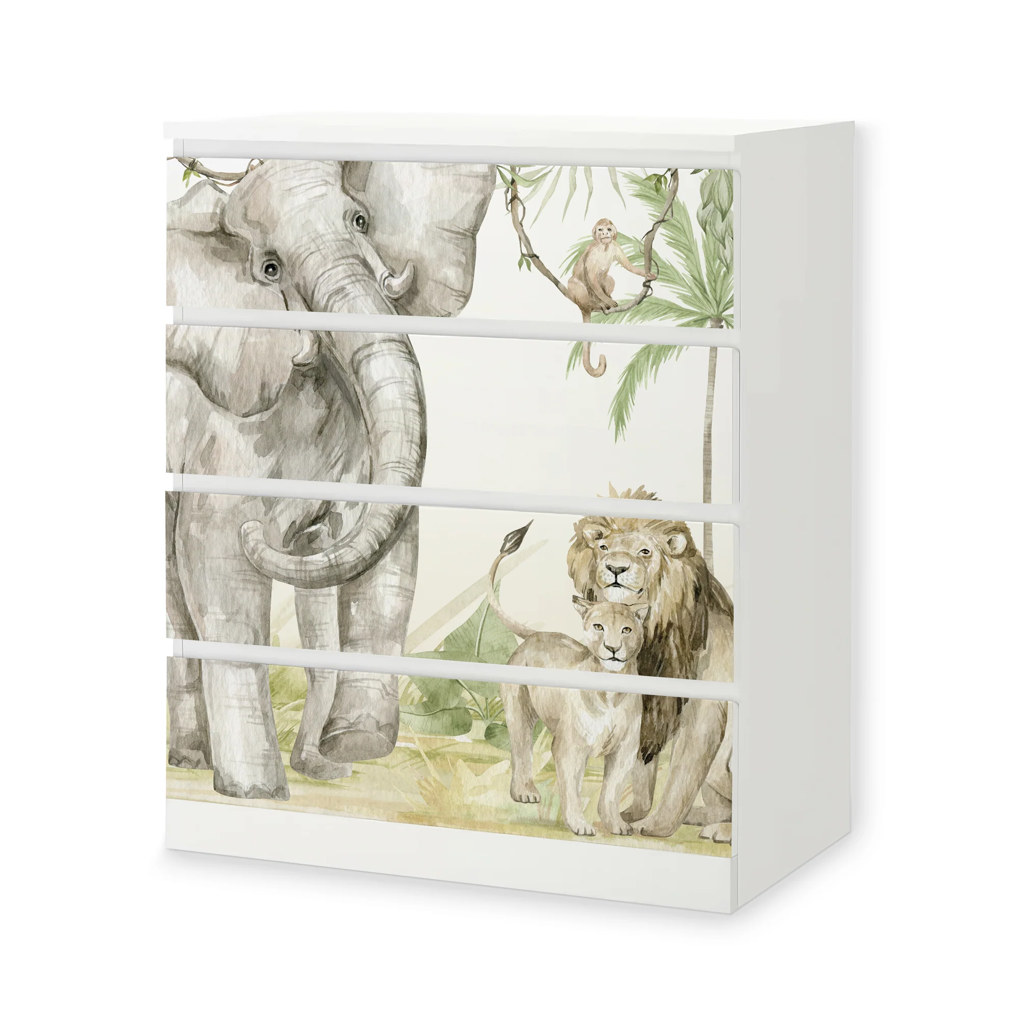 IKEA Malm Möbelfolie Safari Aquarell - Image 7