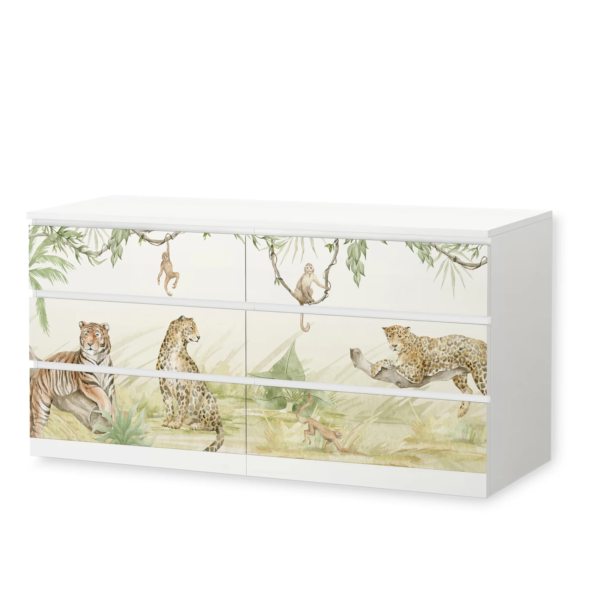 IKEA Malm Möbelfolie Safari Aquarell - Image 9