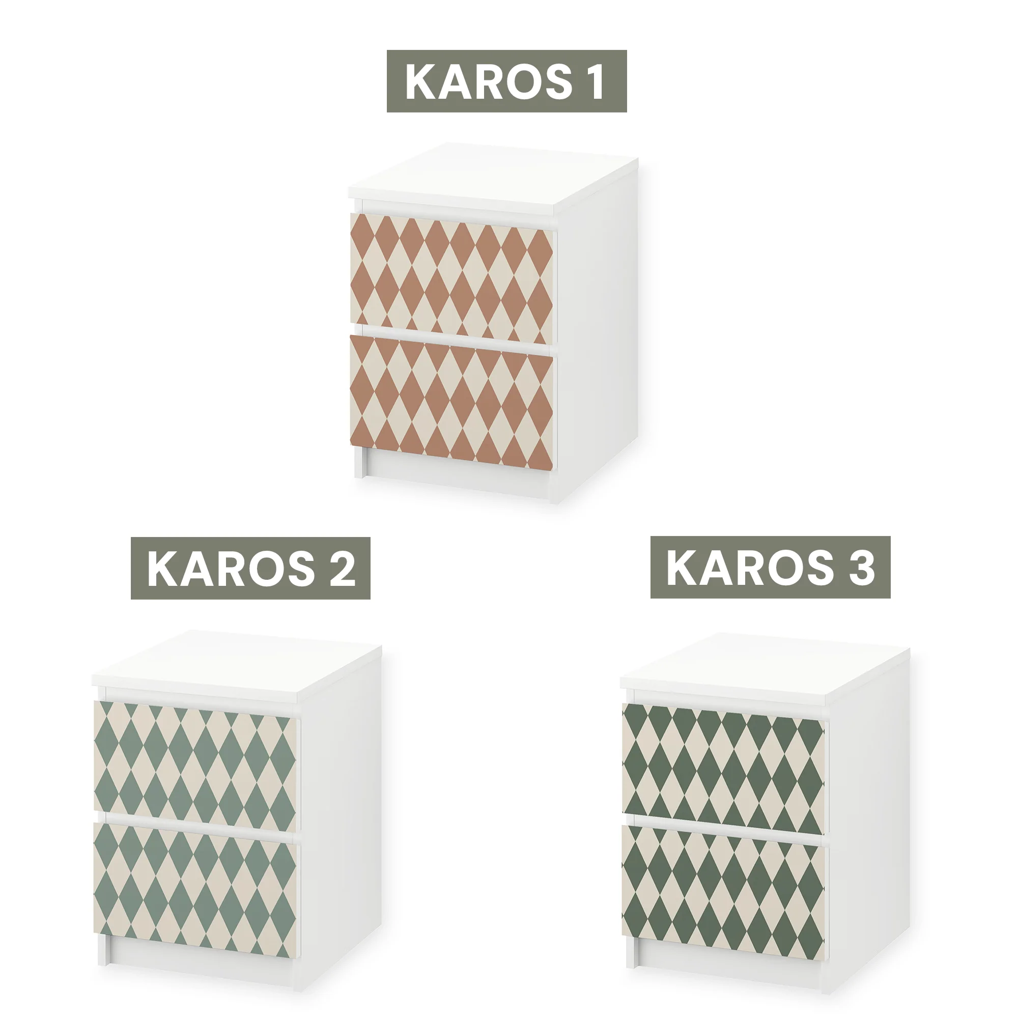 IKEA Malm Möbelfolie "Traumzirkus" - Abendmanege (Karos) - Image 3