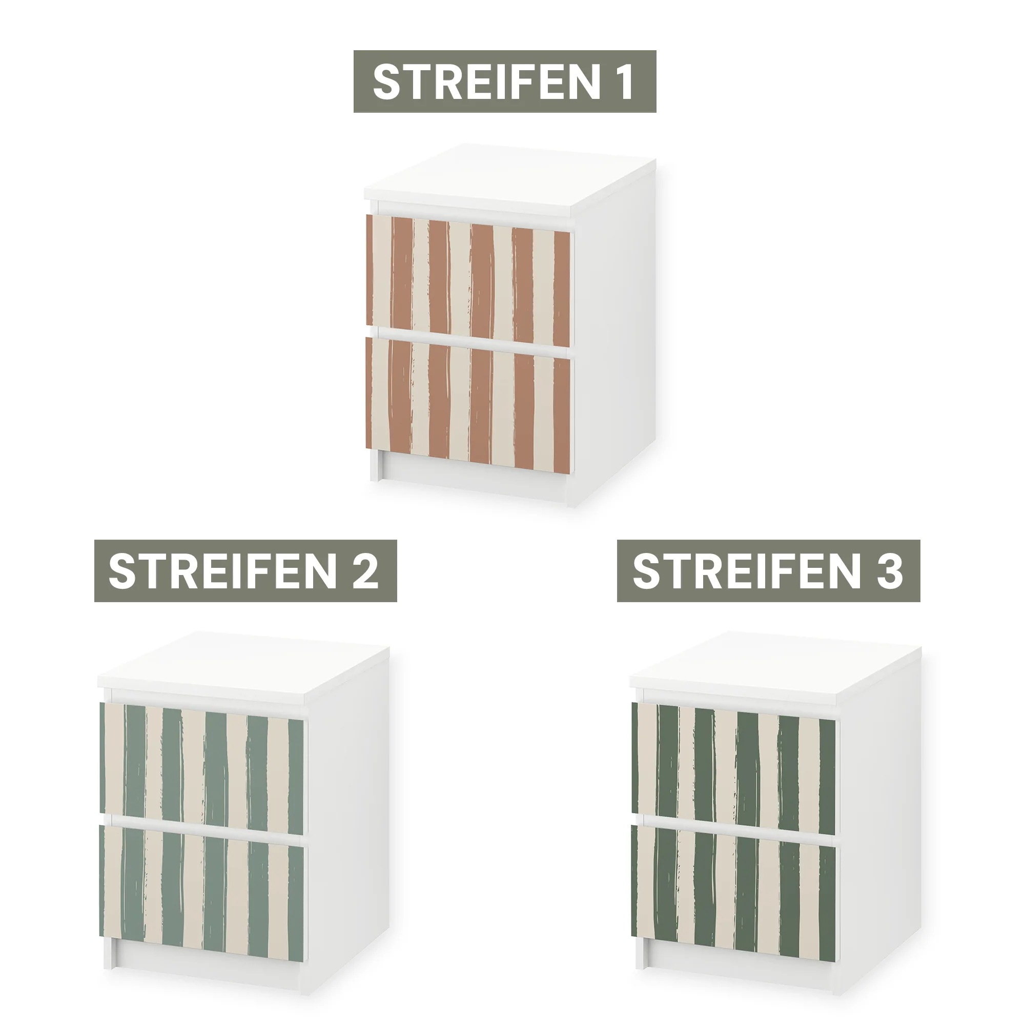 IKEA Malm Möbelfolie "Traumzirkus" - Abendmanege (Streifen) - Image 3