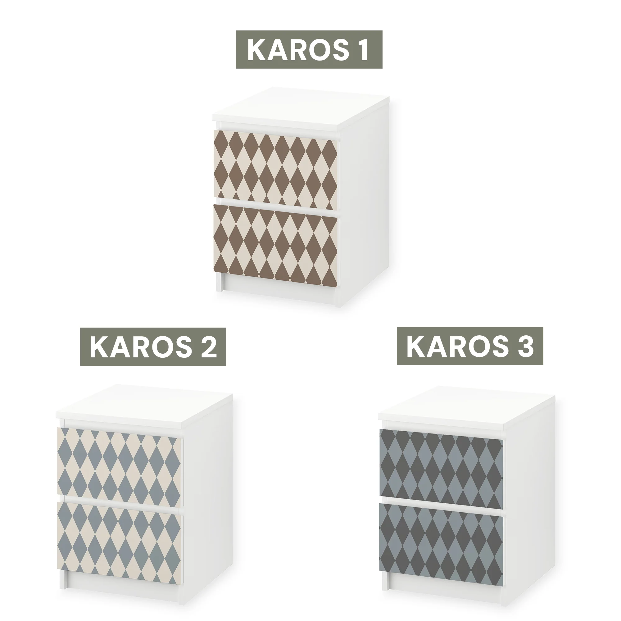 IKEA Malm Möbelfolie "Traumzirkus" - Nachtmanege (Karos) - Image 3