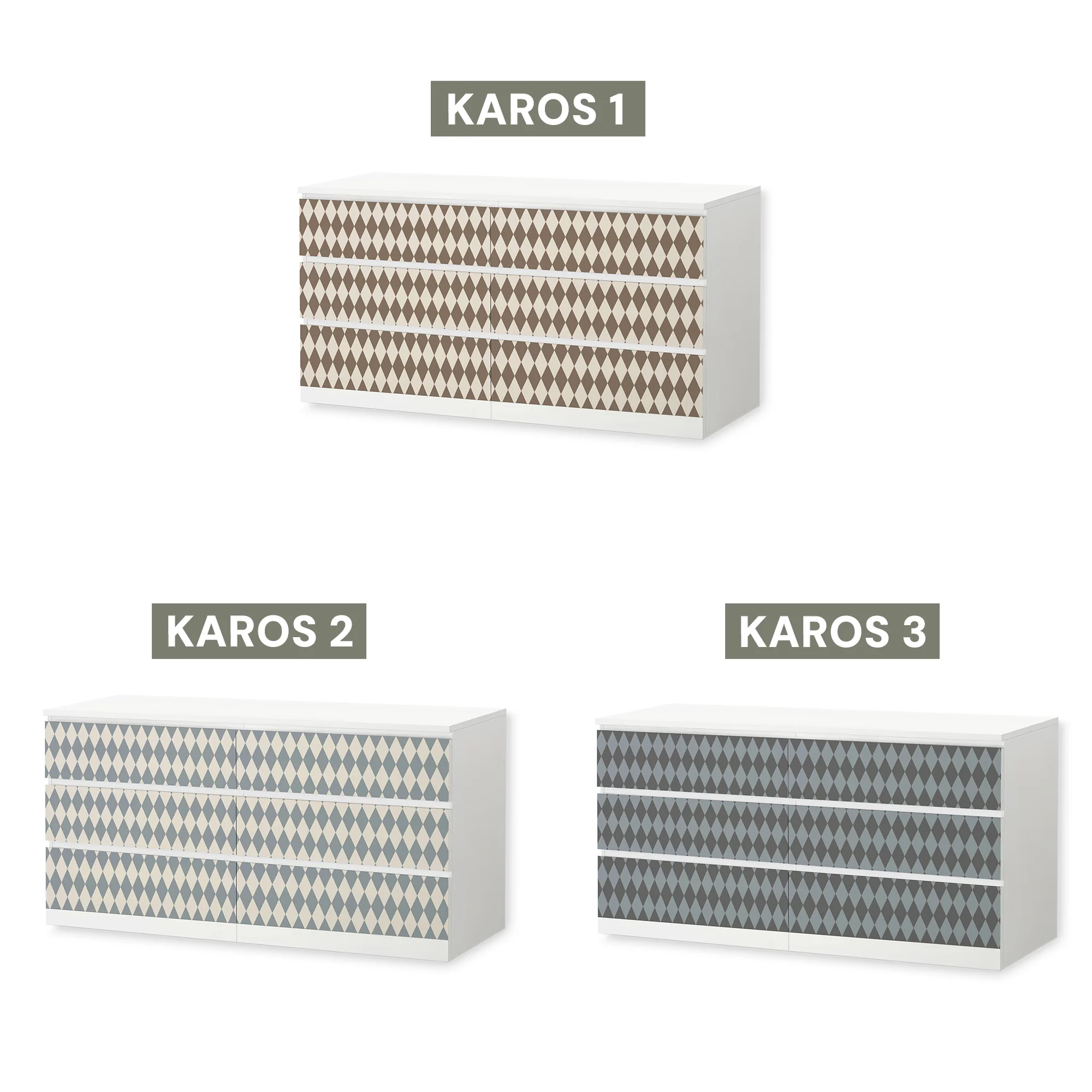 IKEA Malm Möbelfolie "Traumzirkus" - Nachtmanege (Karos) - Image 9