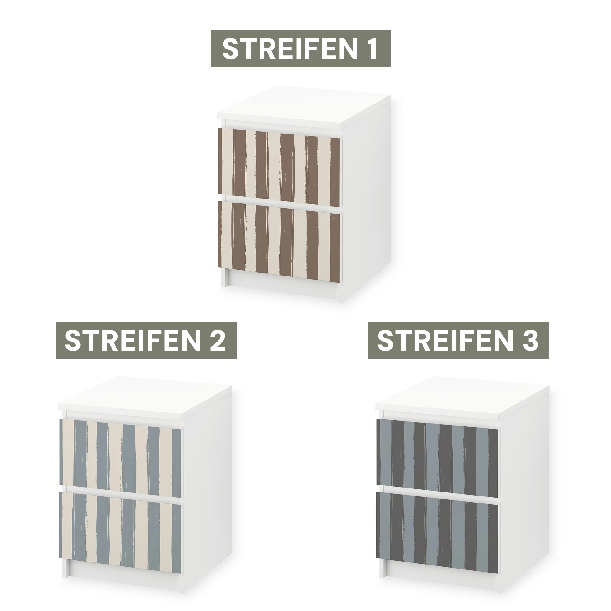 IKEA Malm Möbelfolie "Traumzirkus" - Nachtmanege (Streifen) - Image 3