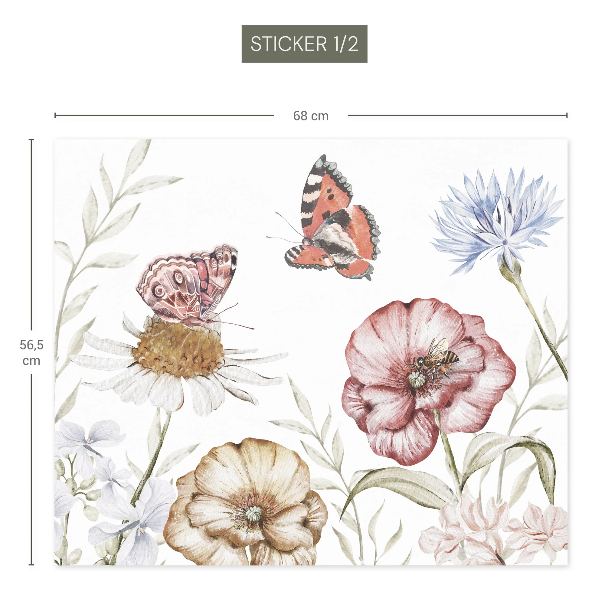 IKEA Sundvik Möbel­folien Schmet­ter­lings­garten - Image 3