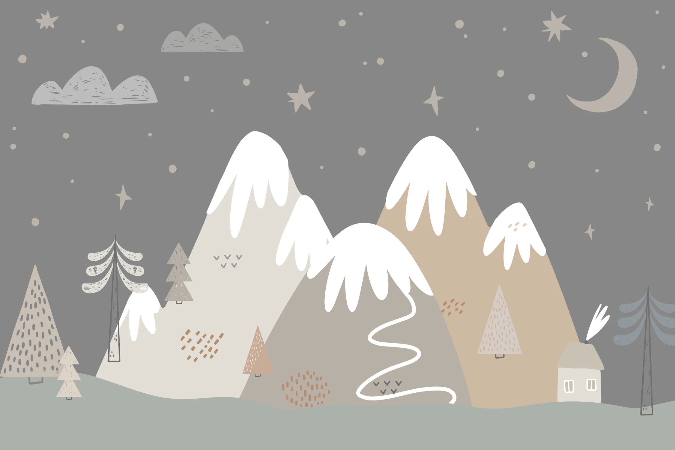 Kinder­tapete Berge­nacht - Image 6