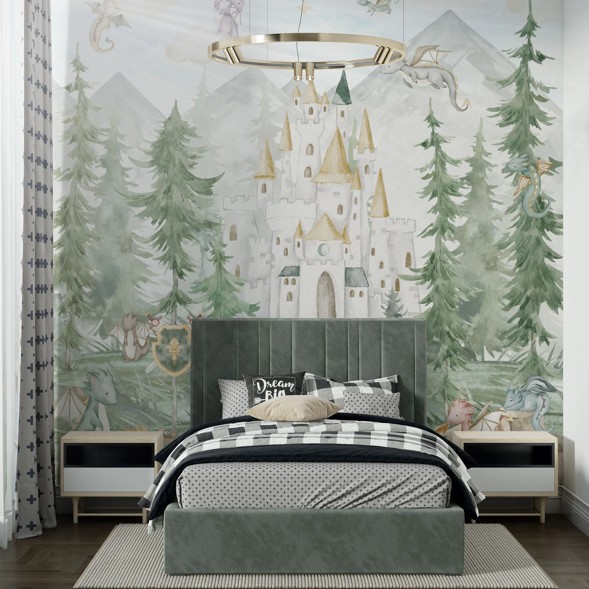Kindertapete Drachenwald - Image 3