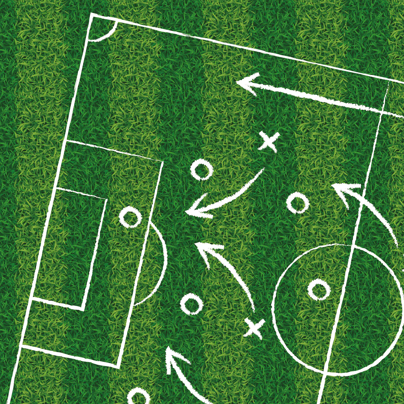 Kind­ertape­te Fuß­ball Ra­sen - Image 2