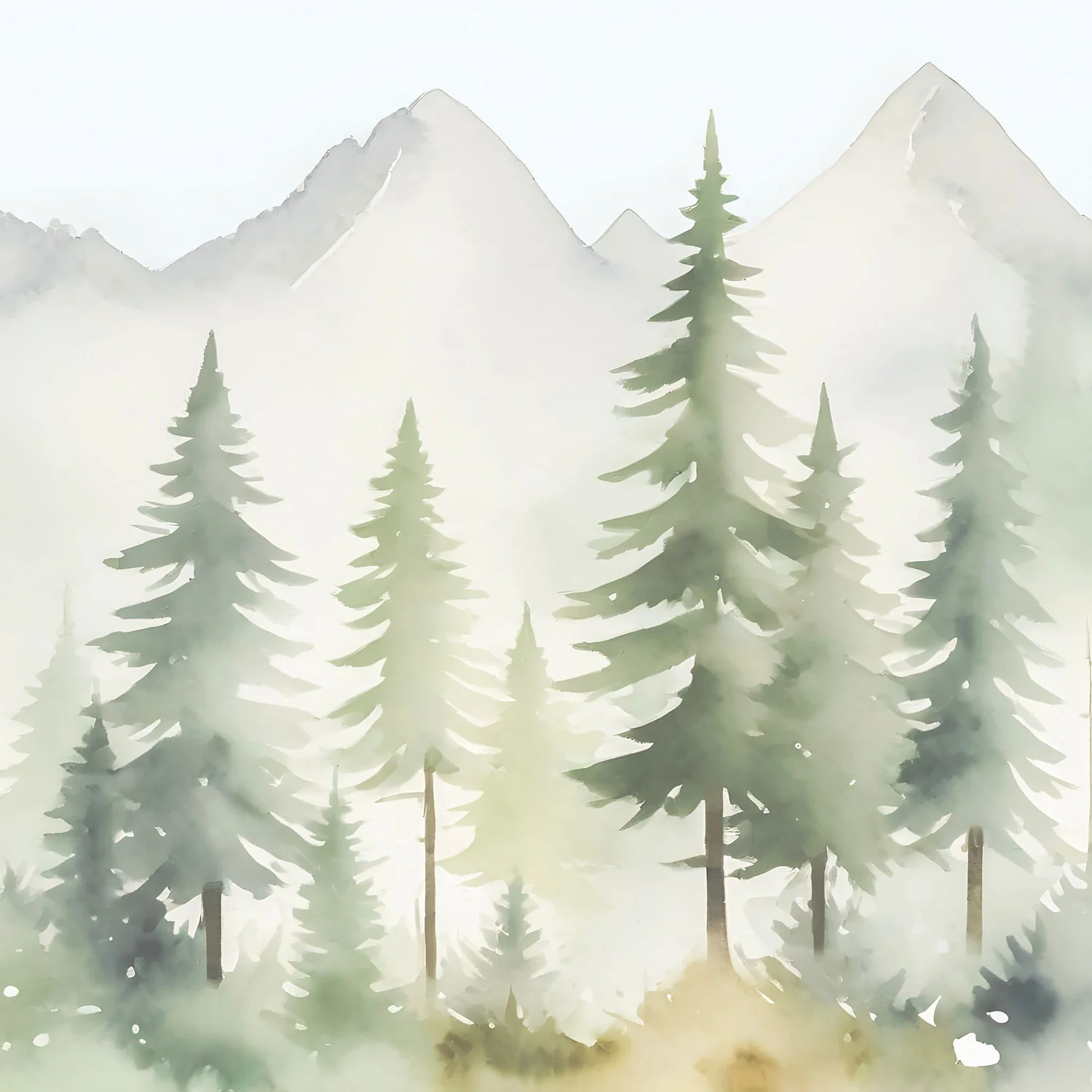Kinder­tapete Nebel­wald - Image 2