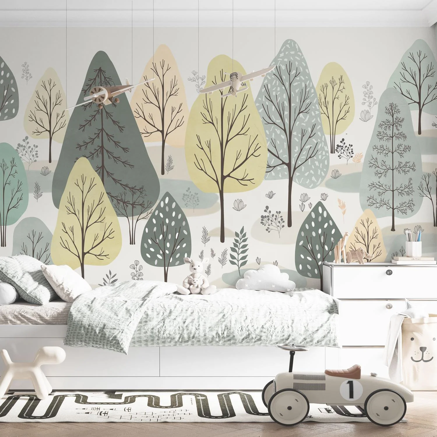 Kinder­tapete Pastell­wald - Image 5