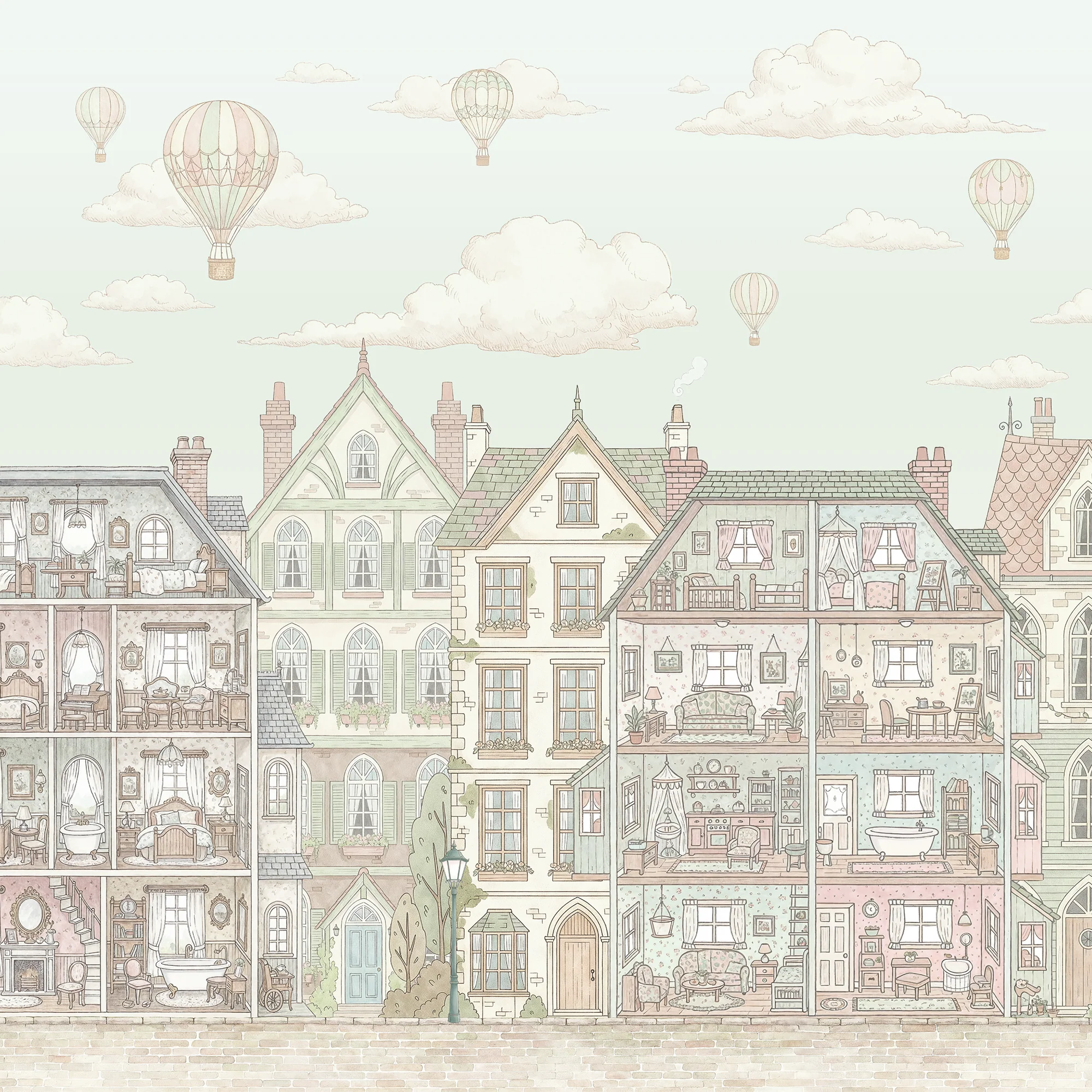Kindertapete Puppenhaus - Image 2