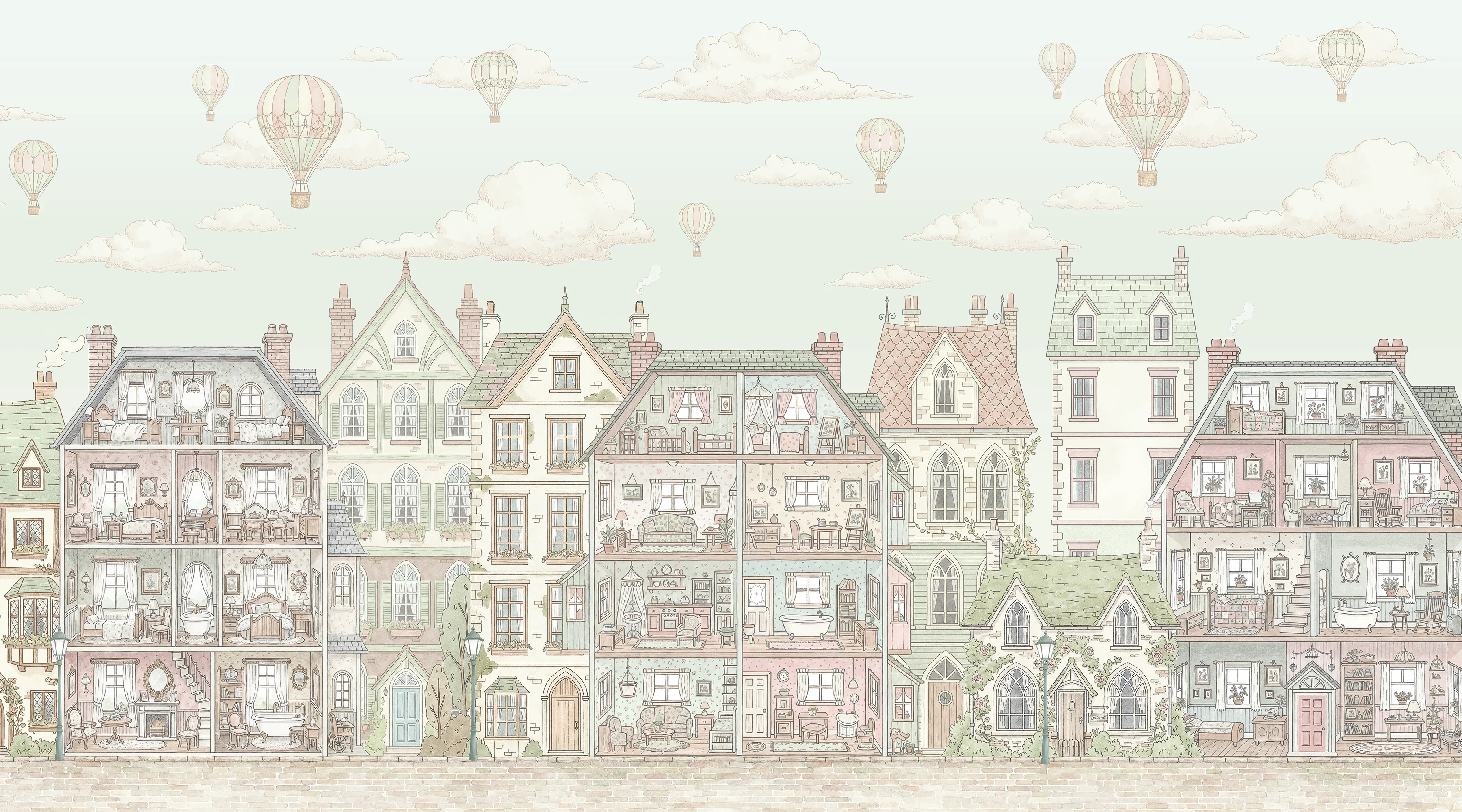 Kindertapete Puppenhaus - Image 7