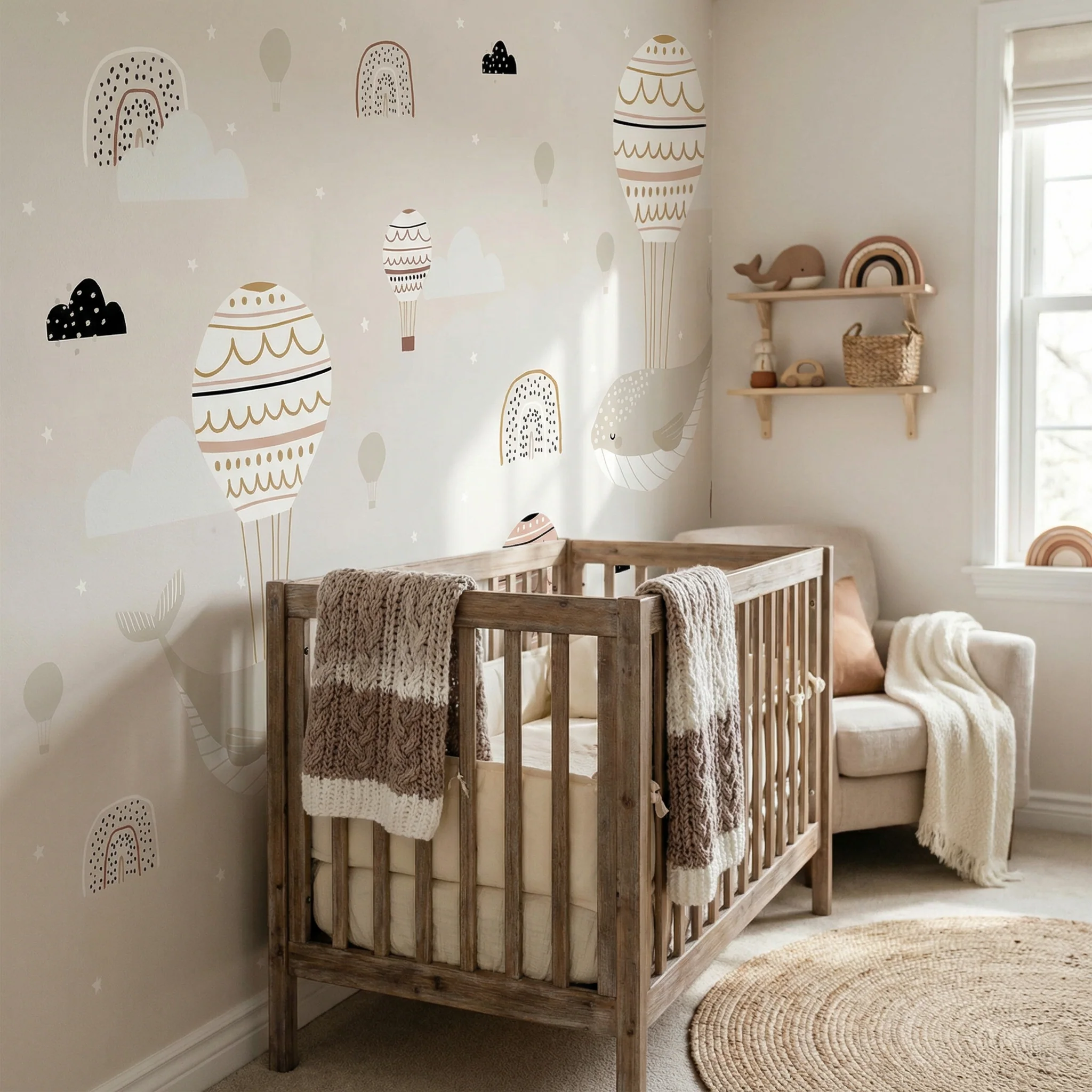Kinder­tapete Wale und Luft­ballons - Image 3