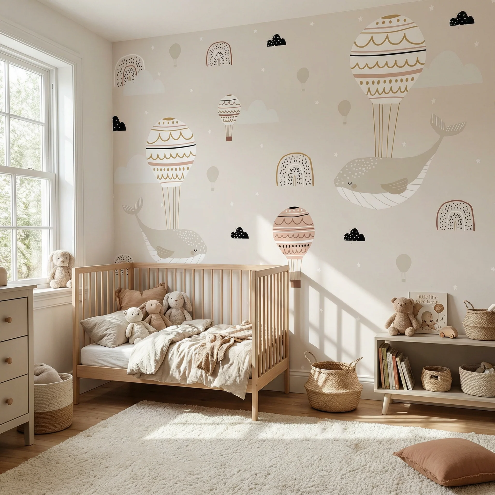 Kinder­tapete Wale und Luft­ballons - Image 4