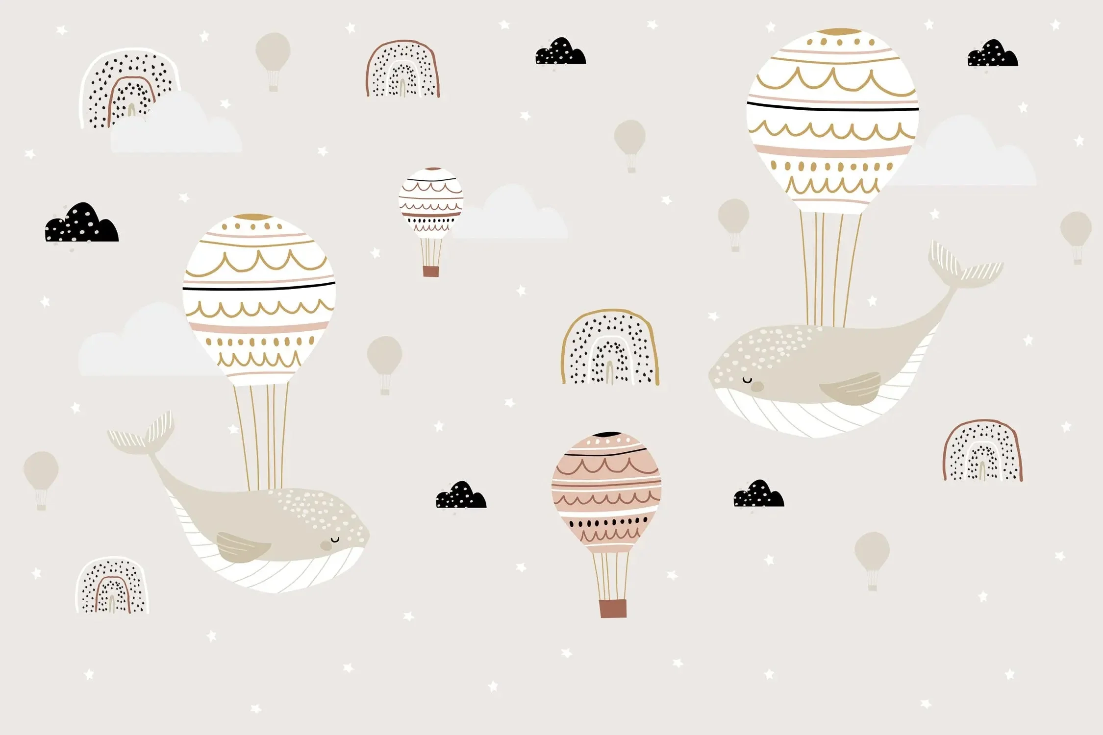 Kinder­tapete Wale und Luft­ballons - Image 6