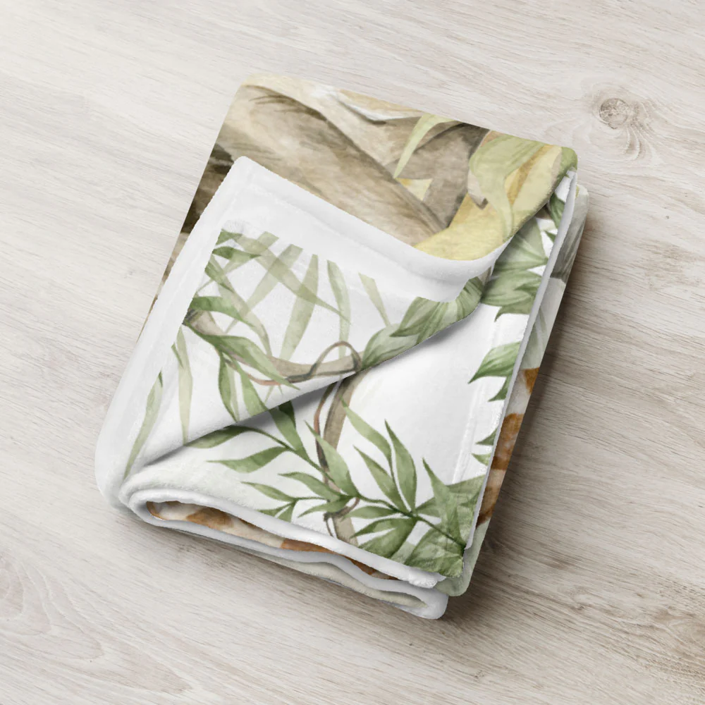 Kuscheldecke Safari Aquarell - Image 6