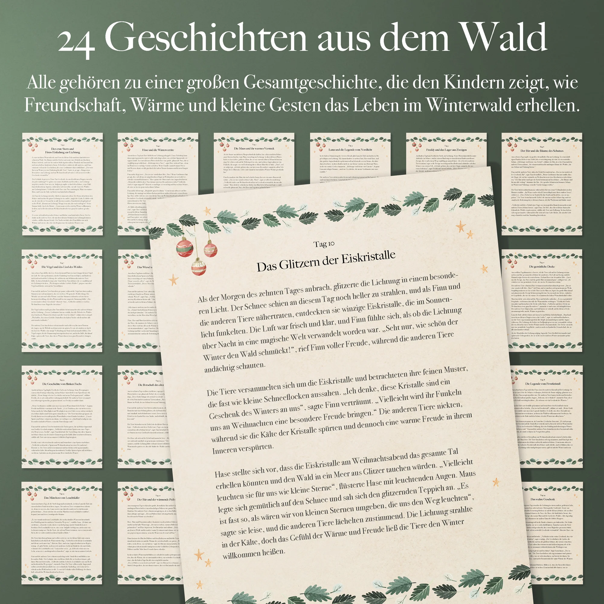Magischer Advents­kalender: 24 Geschich­ten & Stick­er für Kin­der - Image 8