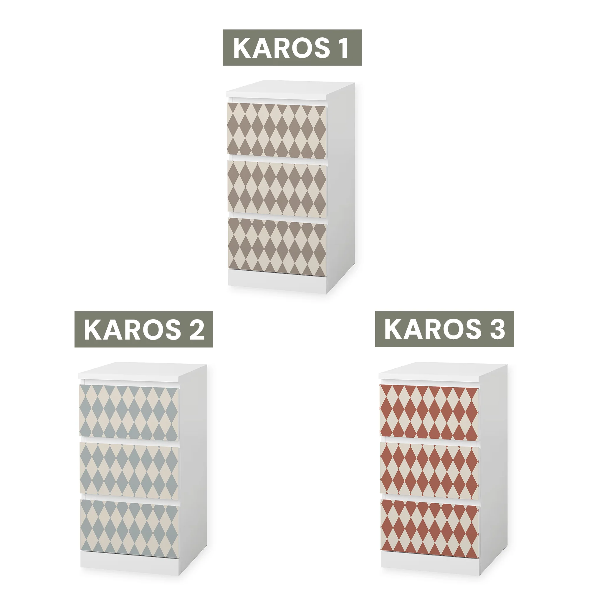 IKEA Malm Möbelfolie "Traumzirkus" - Morgenmanege (Karos) - Image 3