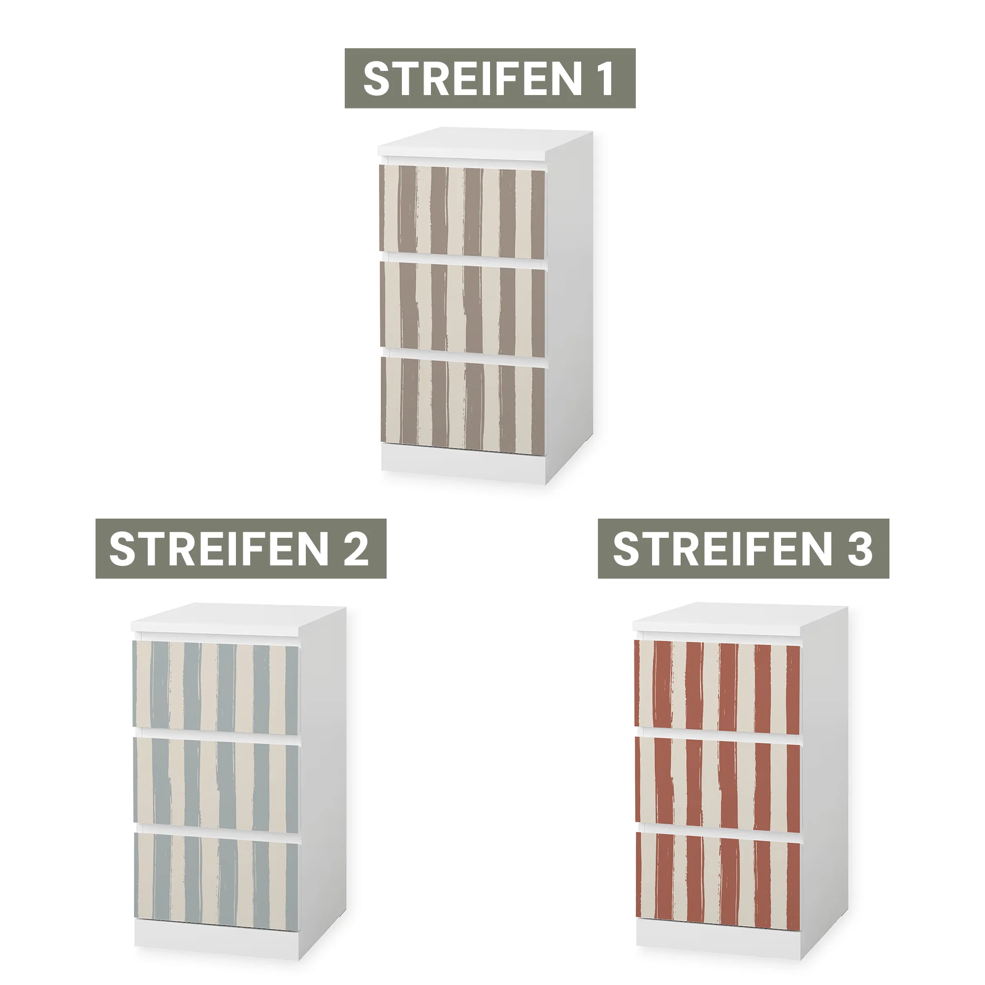 IKEA Malm Möbelfolie "Traumzirkus" - Morgenmanege (Streifen) - Image 3