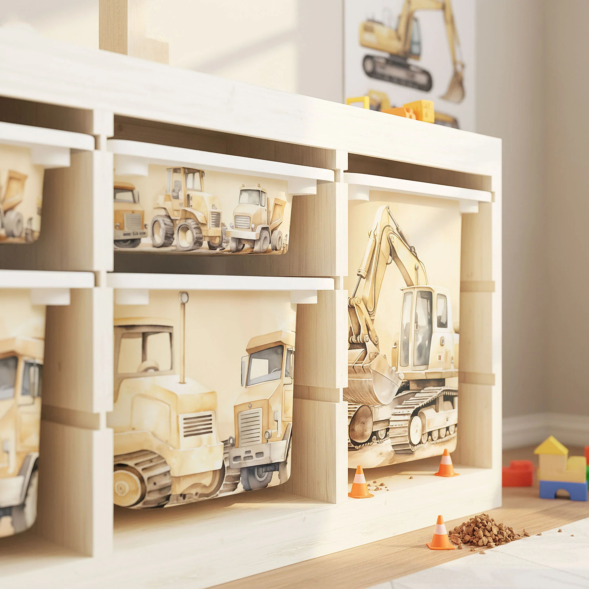Möbelfolie für IKEA Trofast - Baustelle - Image 3