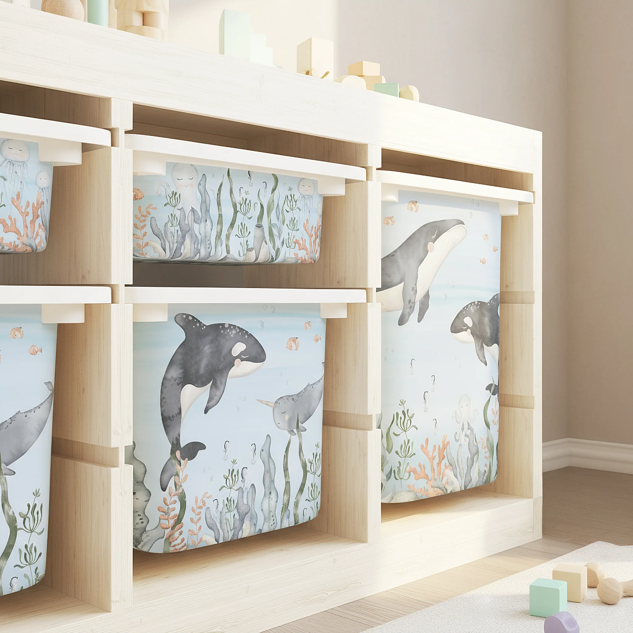 Möbelfolie für IKEA Trofast - Meeresboden - Image 3