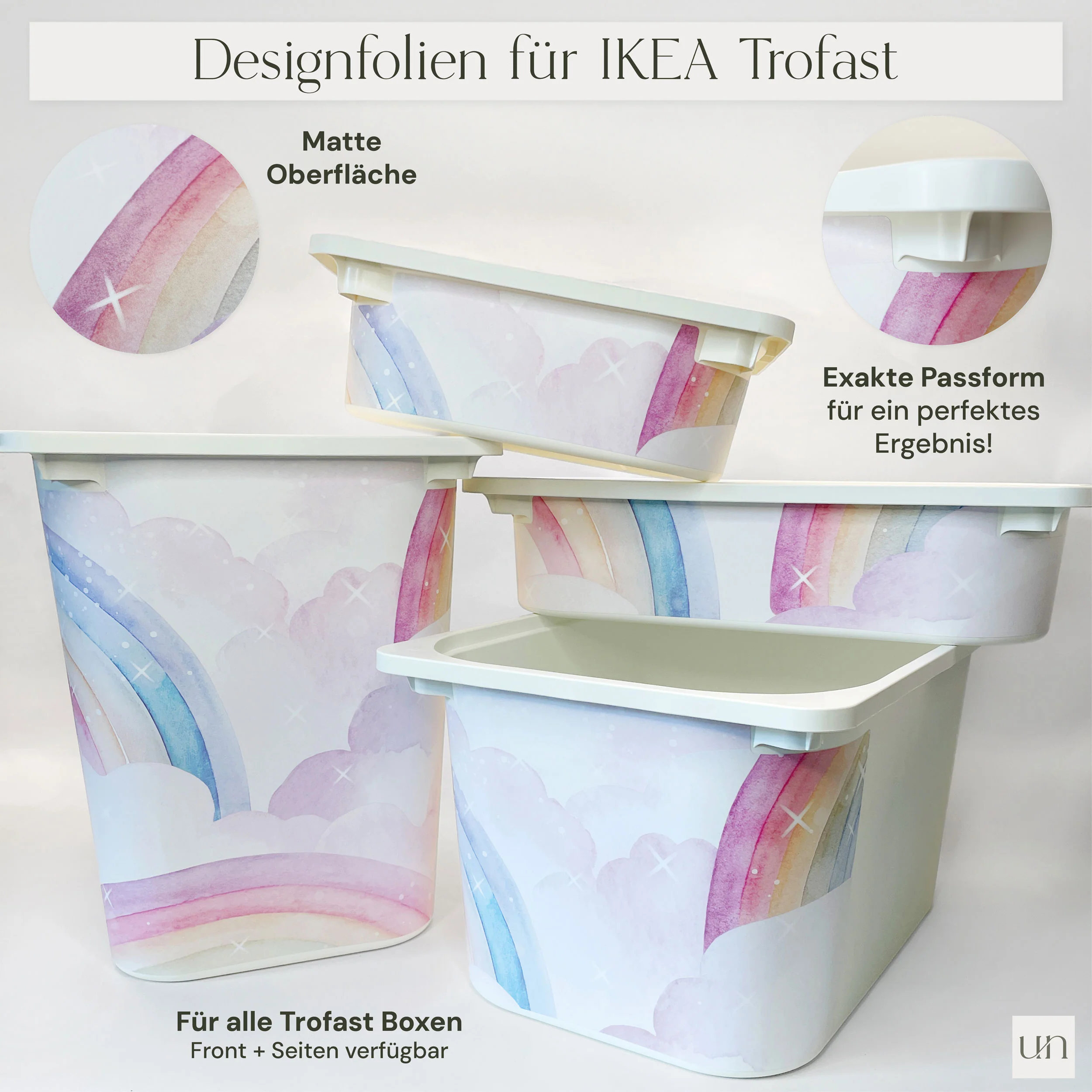 Möbelfolie für IKEA Trofast - Tannenwald Aquarell - Image 7
