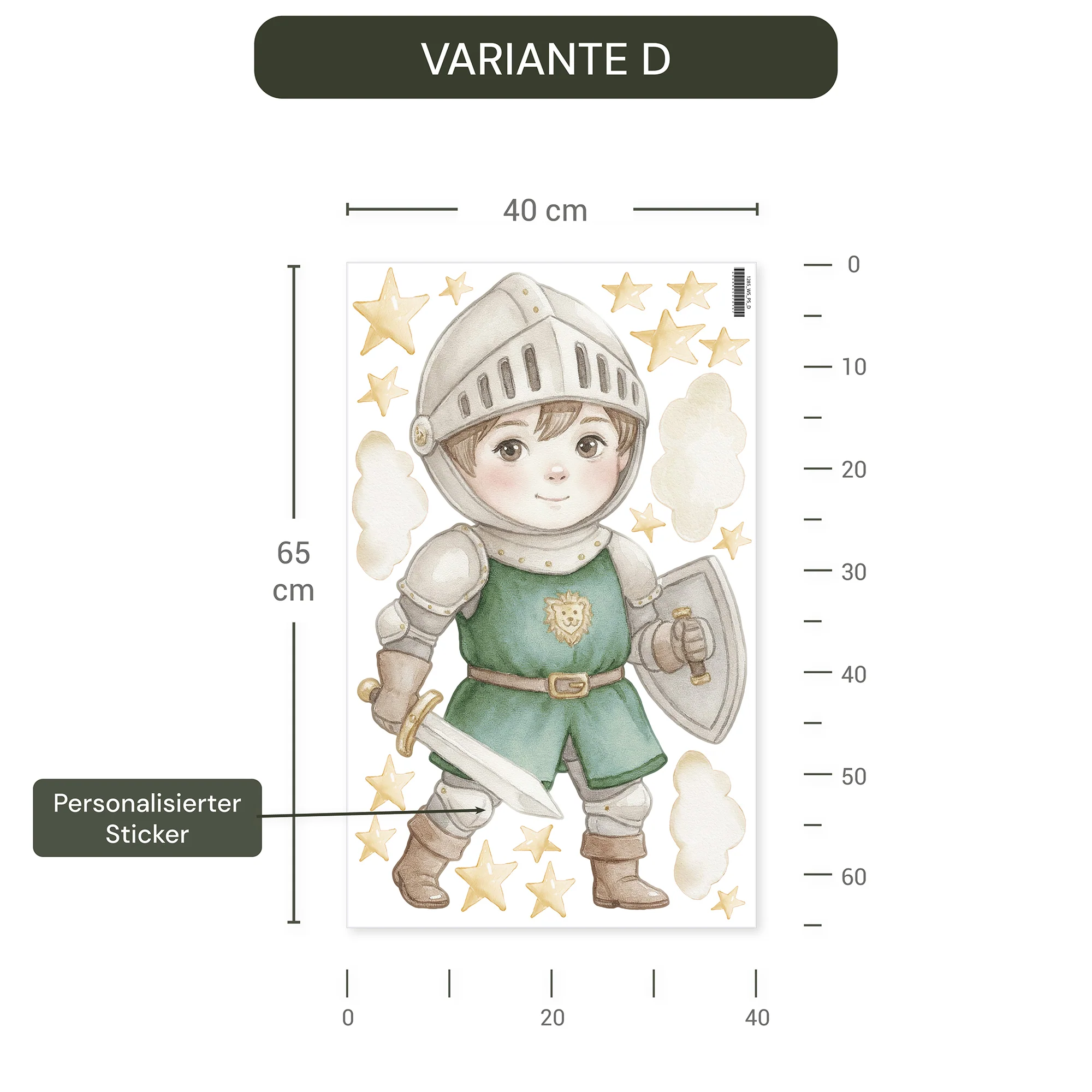 Personalisierte Wandsticker Drachenwald - Image 10