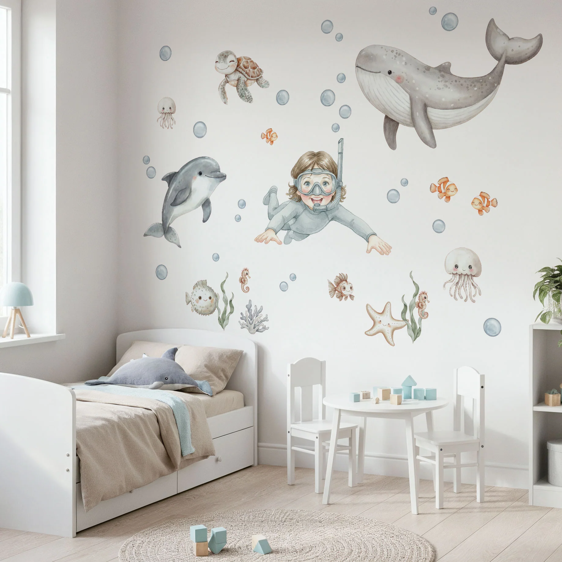 Personalisierte Wandsticker Ocean Friends - Image 6