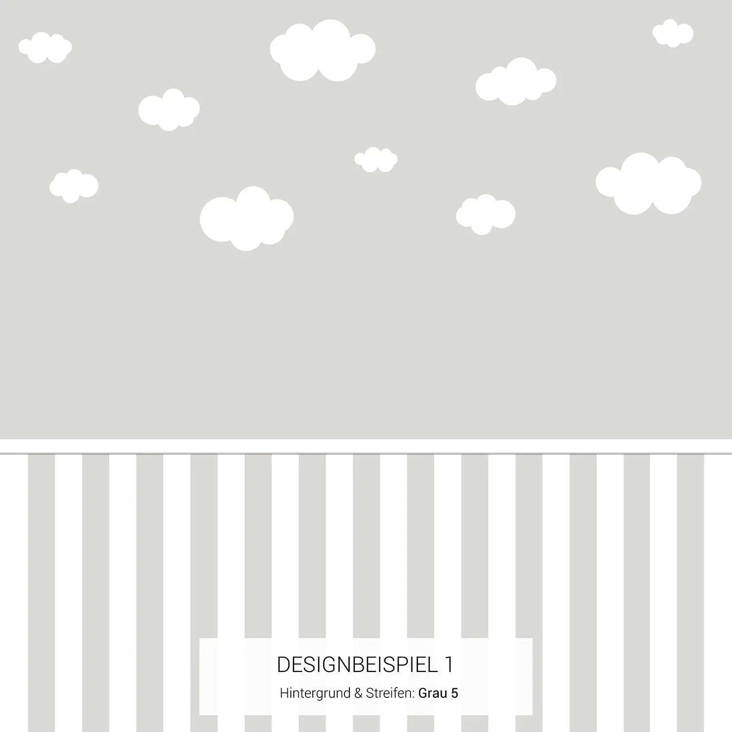 Kindertapete Sockel Wolken - Image 5