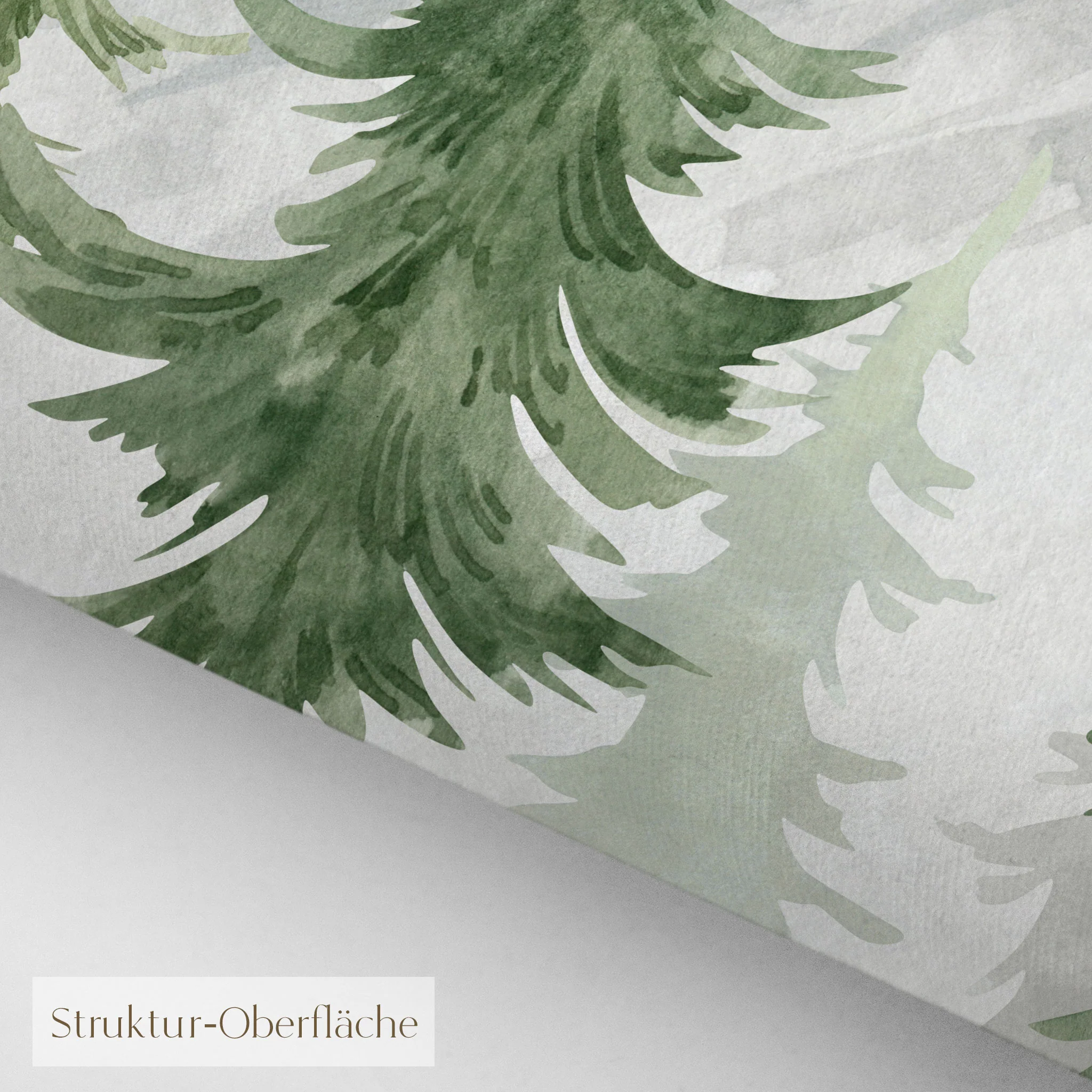 Tapetenkreis Tannenwald Aquarell - Image 6
