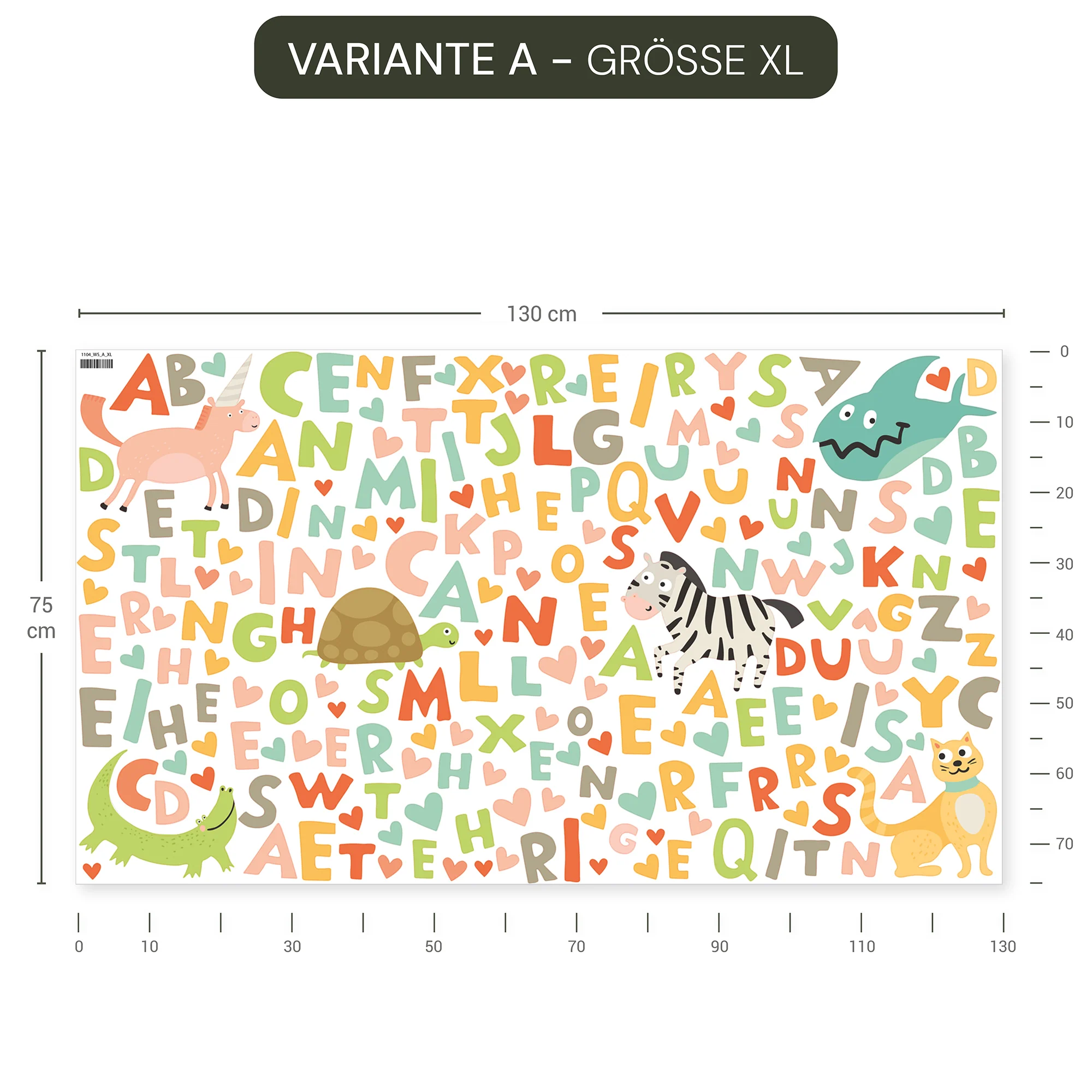 Wandsticker Buchstaben - Image 3