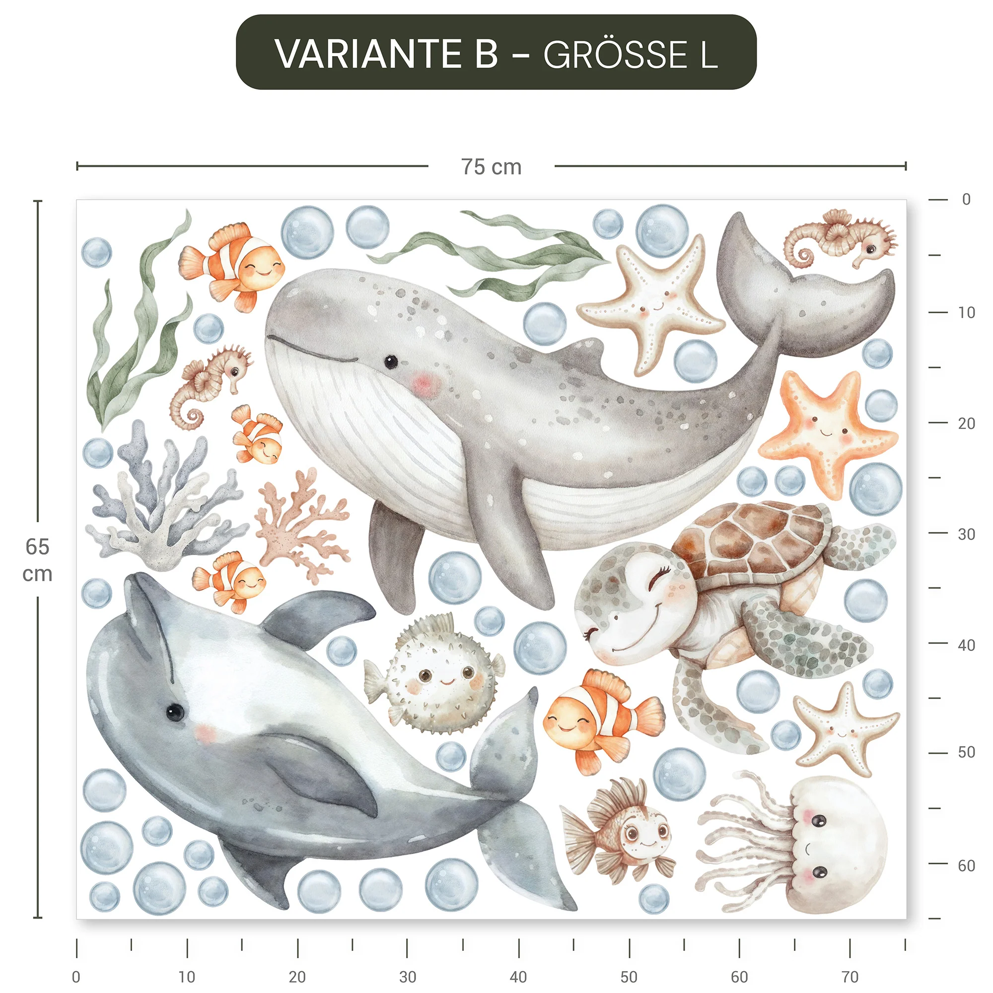 Wandsticker Ocean Friends - Image 12