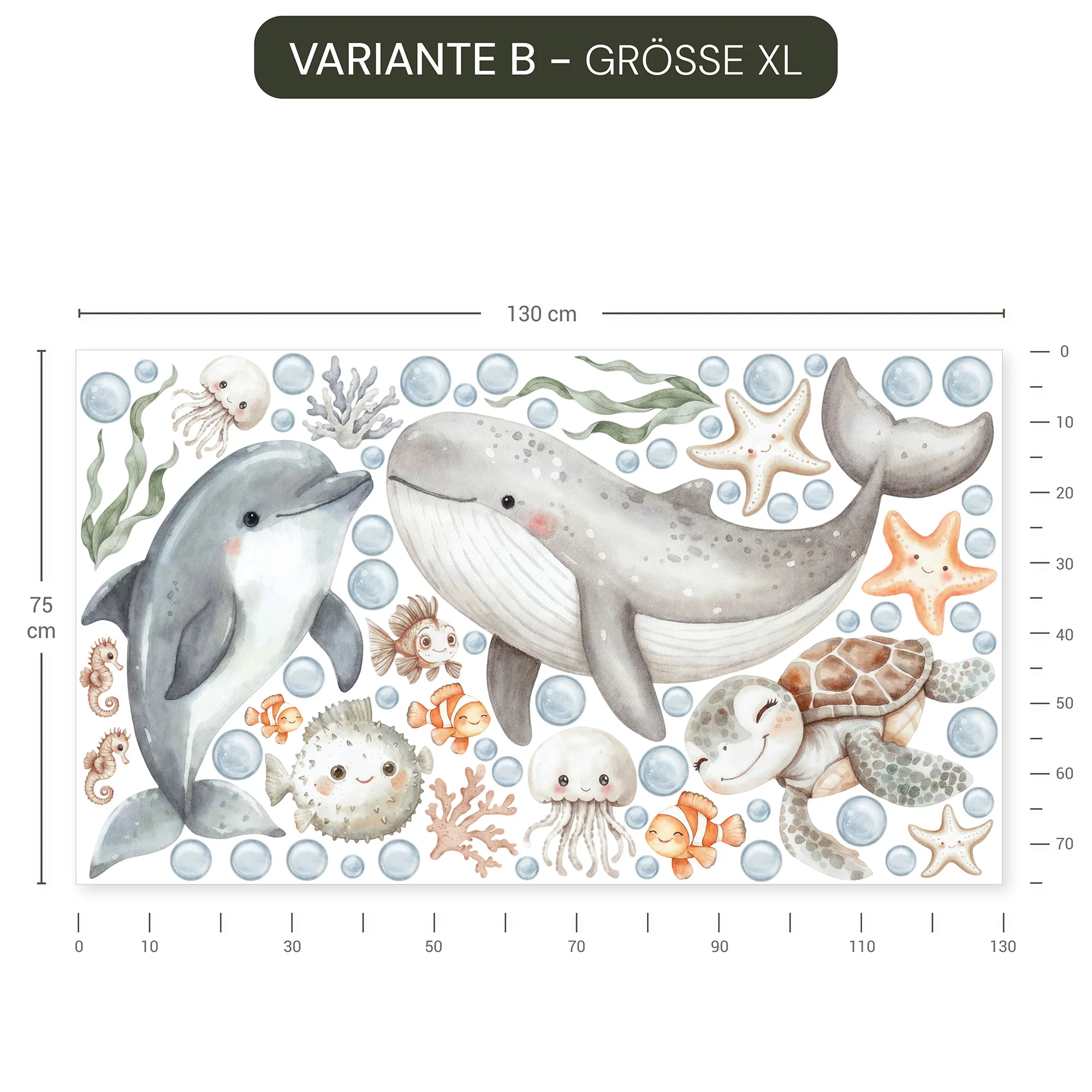 Wandsticker Ocean Friends - Image 13