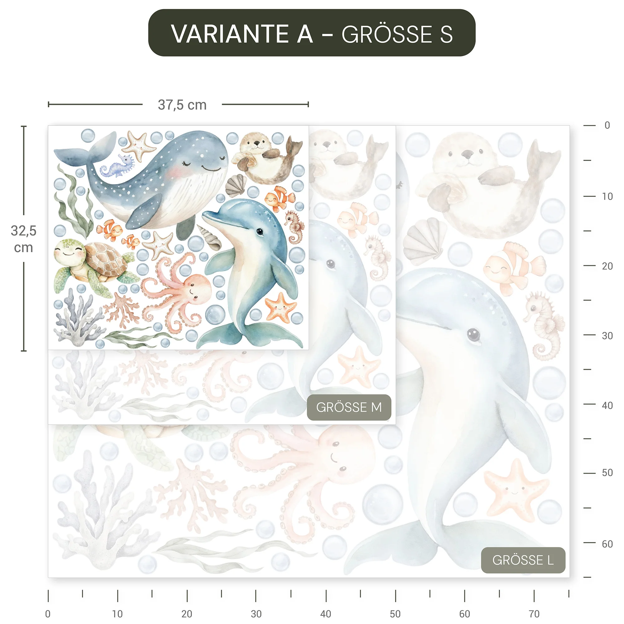 Wandsticker Ocean Friends - Image 14