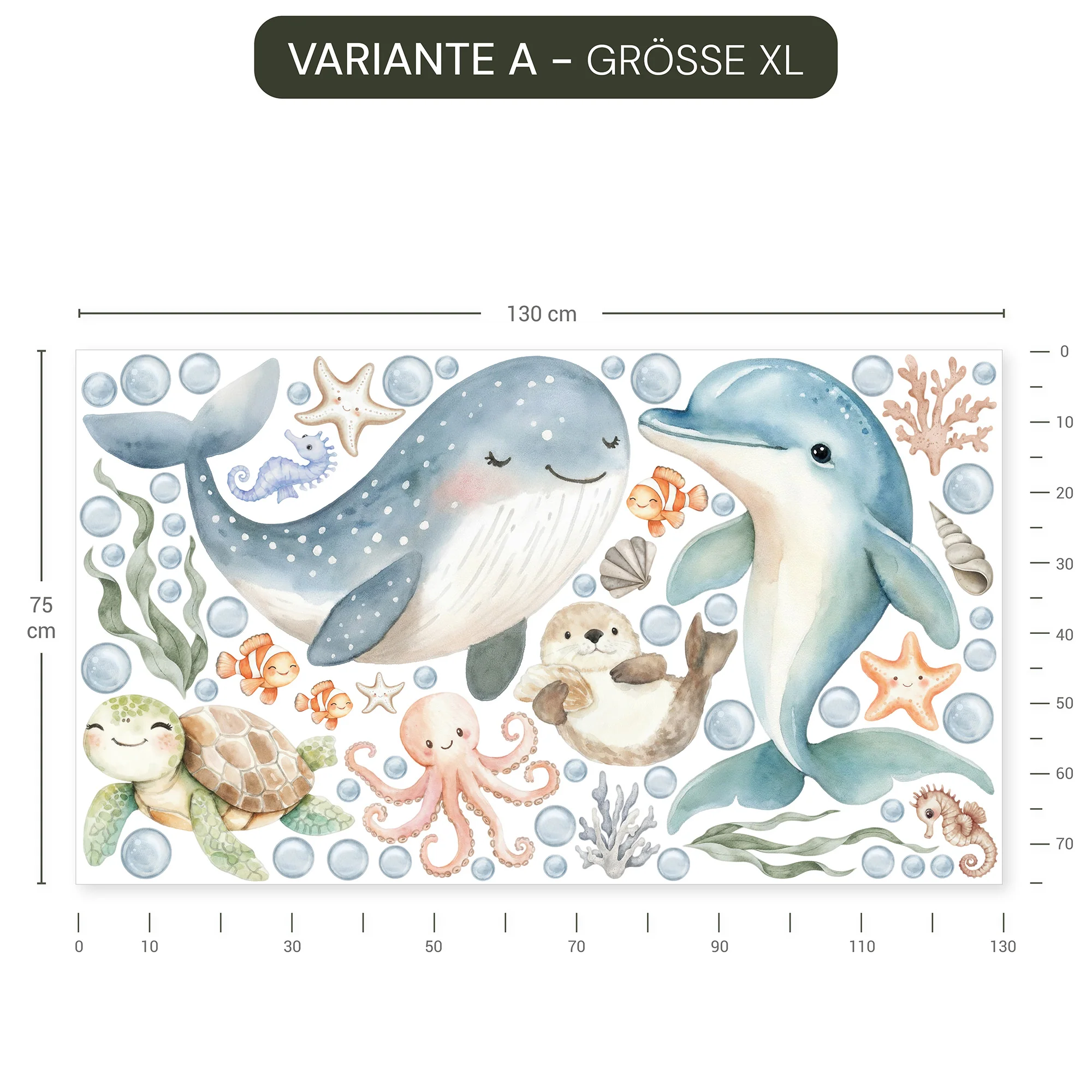 Wandsticker Ocean Friends - Image 17