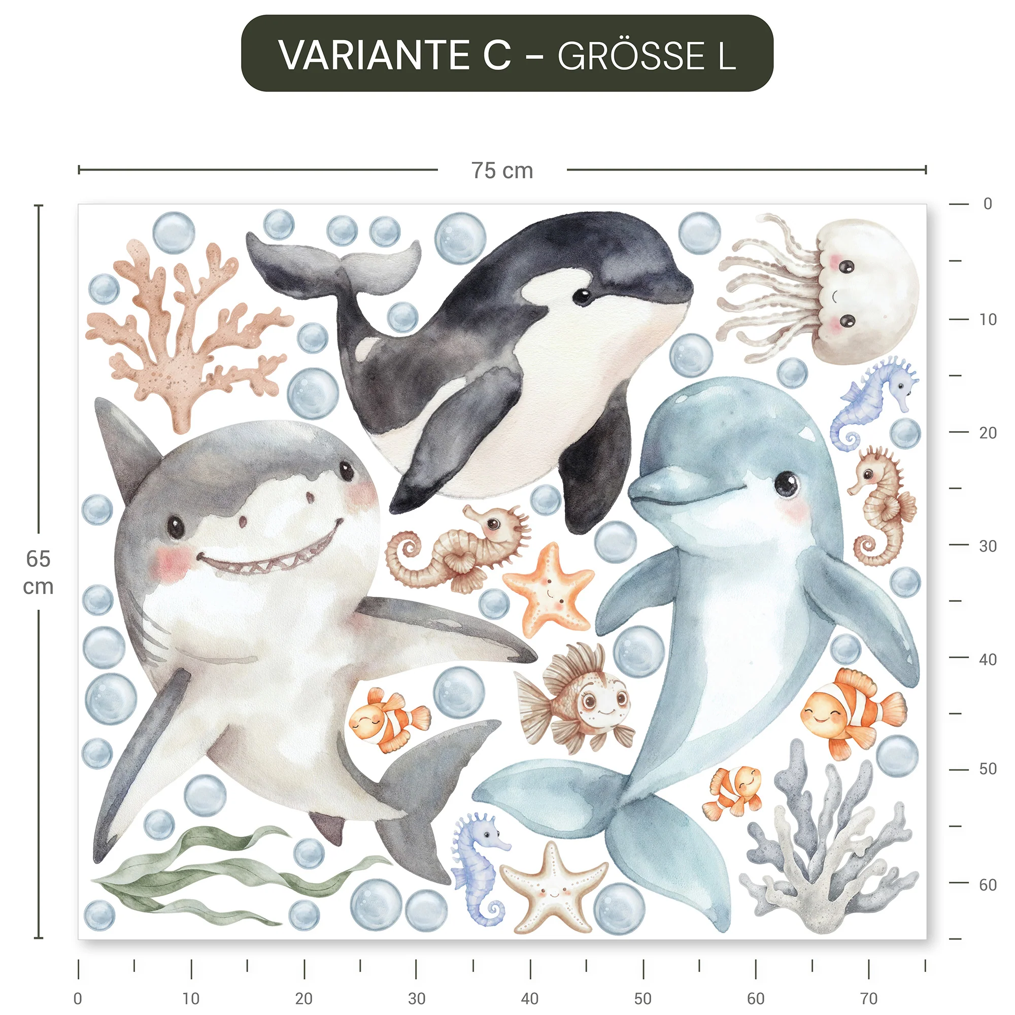 Wandsticker Ocean Friends - Image 8