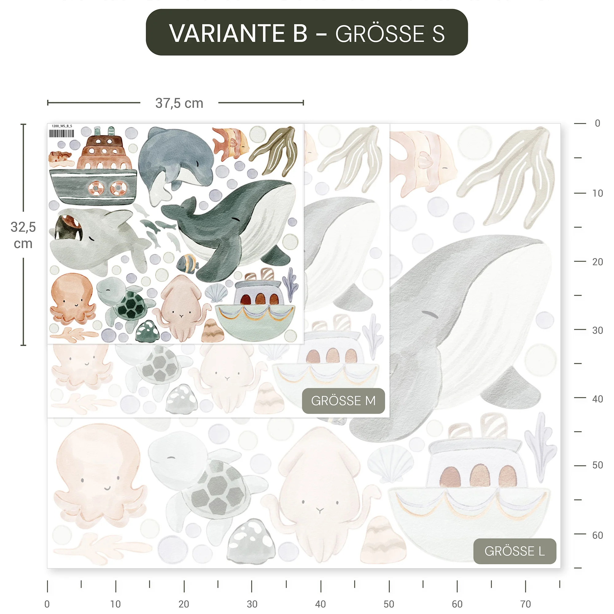 Wandsticker Sea Baby - Image 10