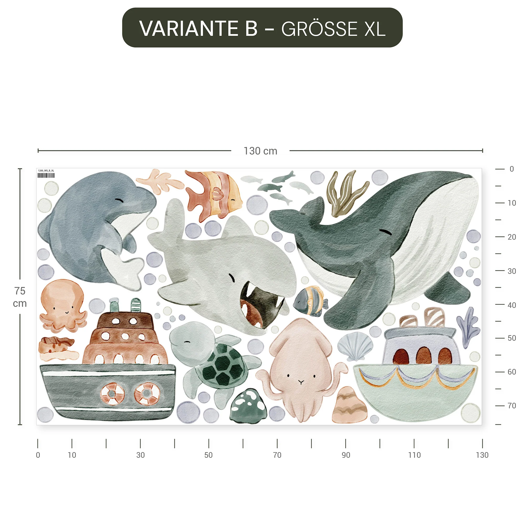 Wandsticker Sea Baby - Image 11