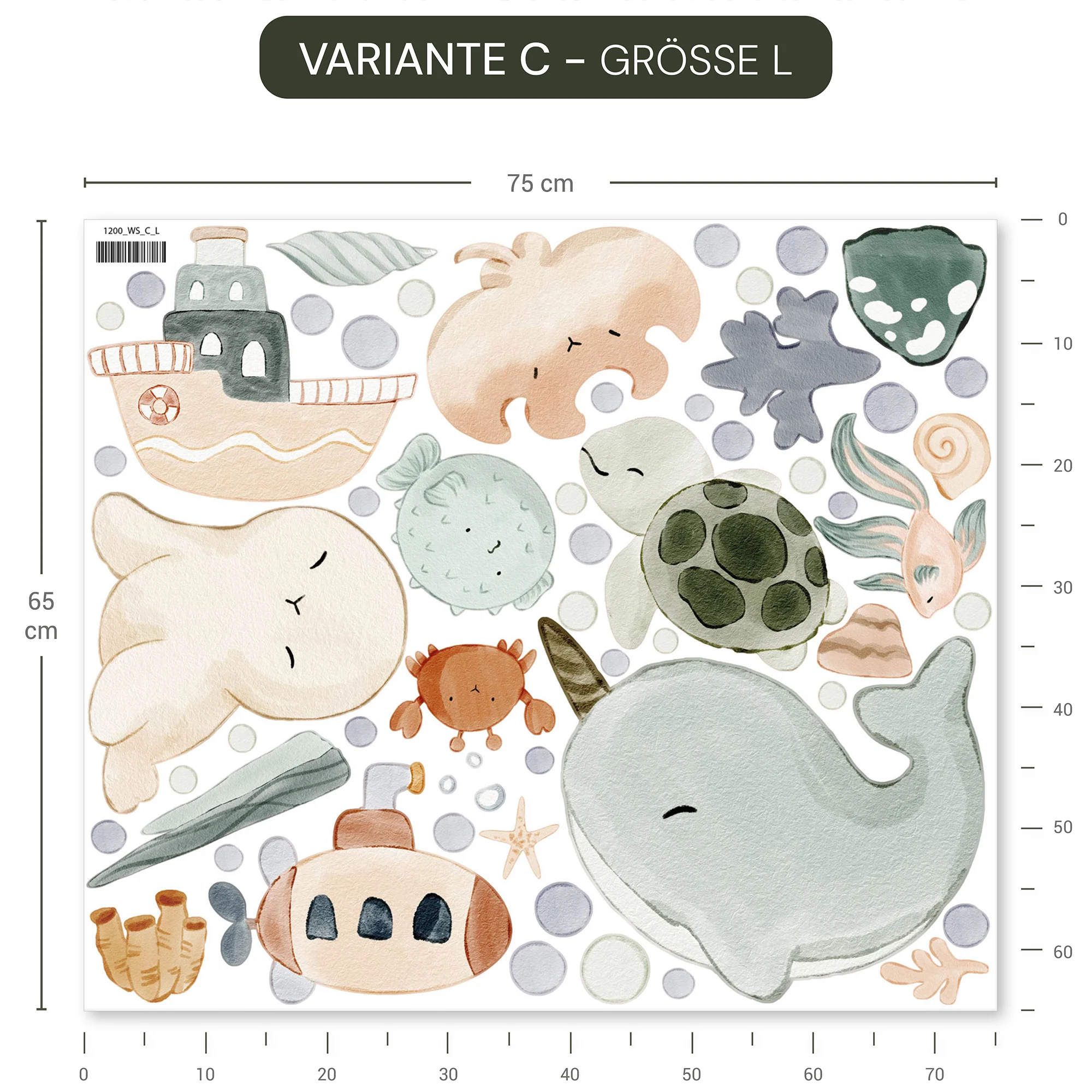 Wandsticker Sea Baby - Image 12