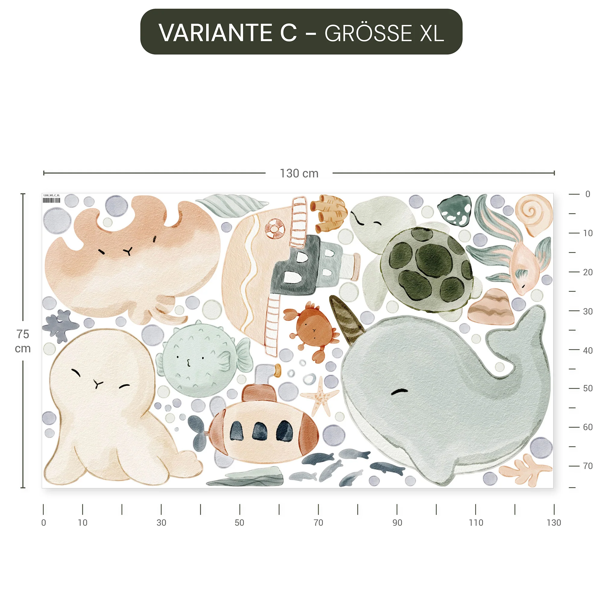 Wandsticker Sea Baby - Image 15