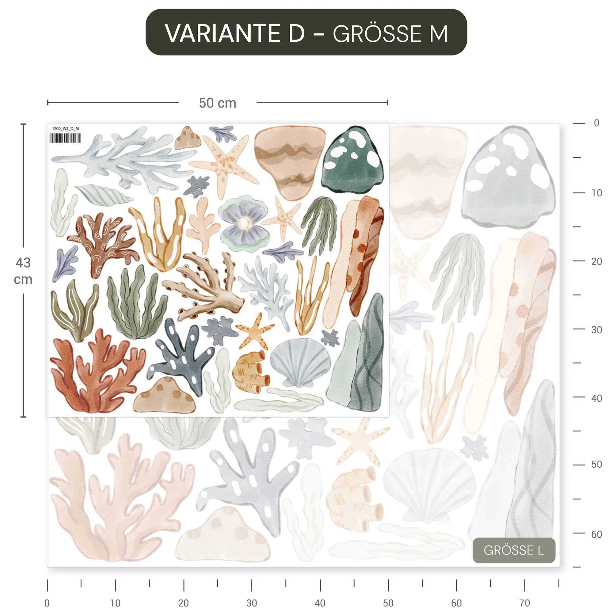Wandsticker Sea Baby - Image 17