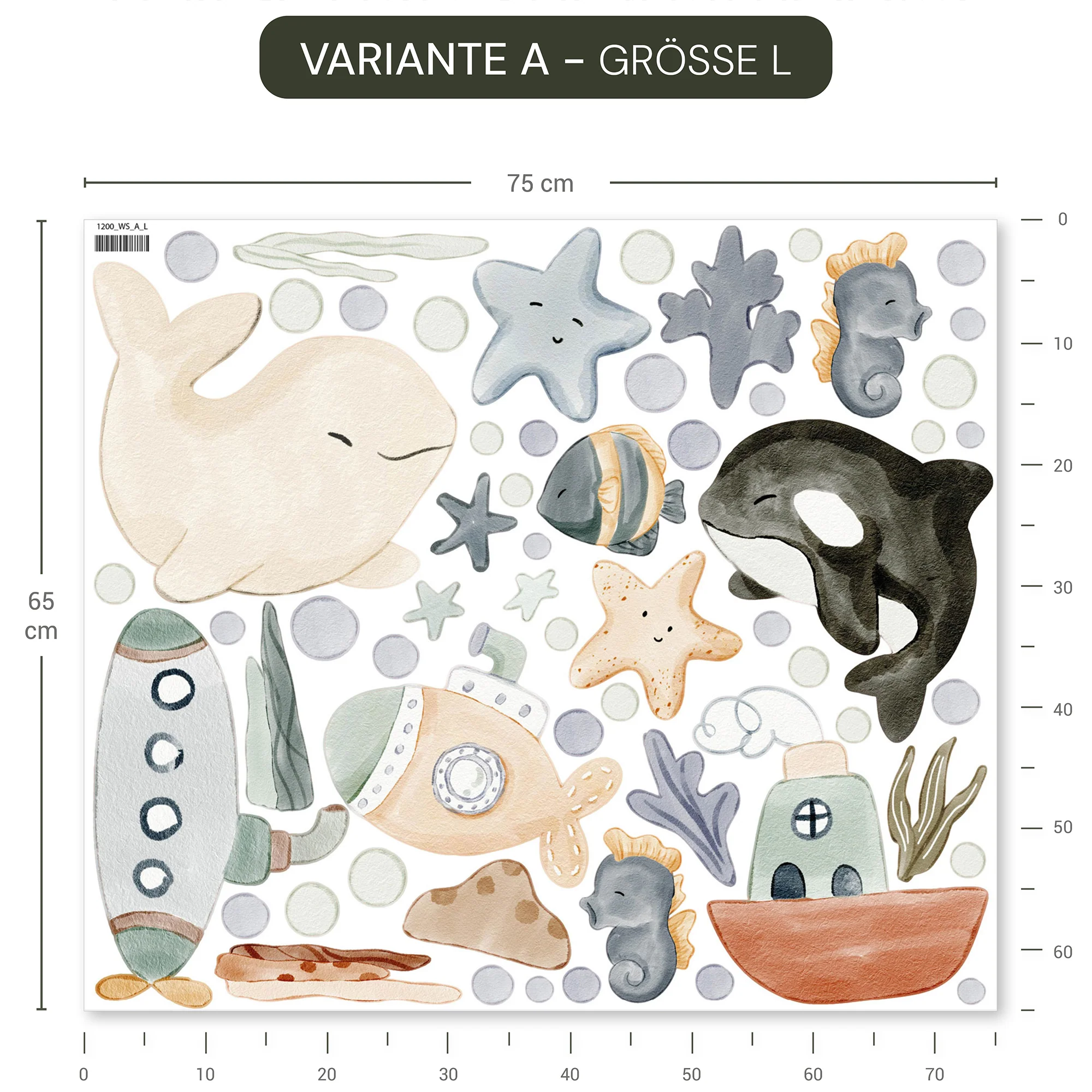 Wandsticker Sea Baby - Image 4