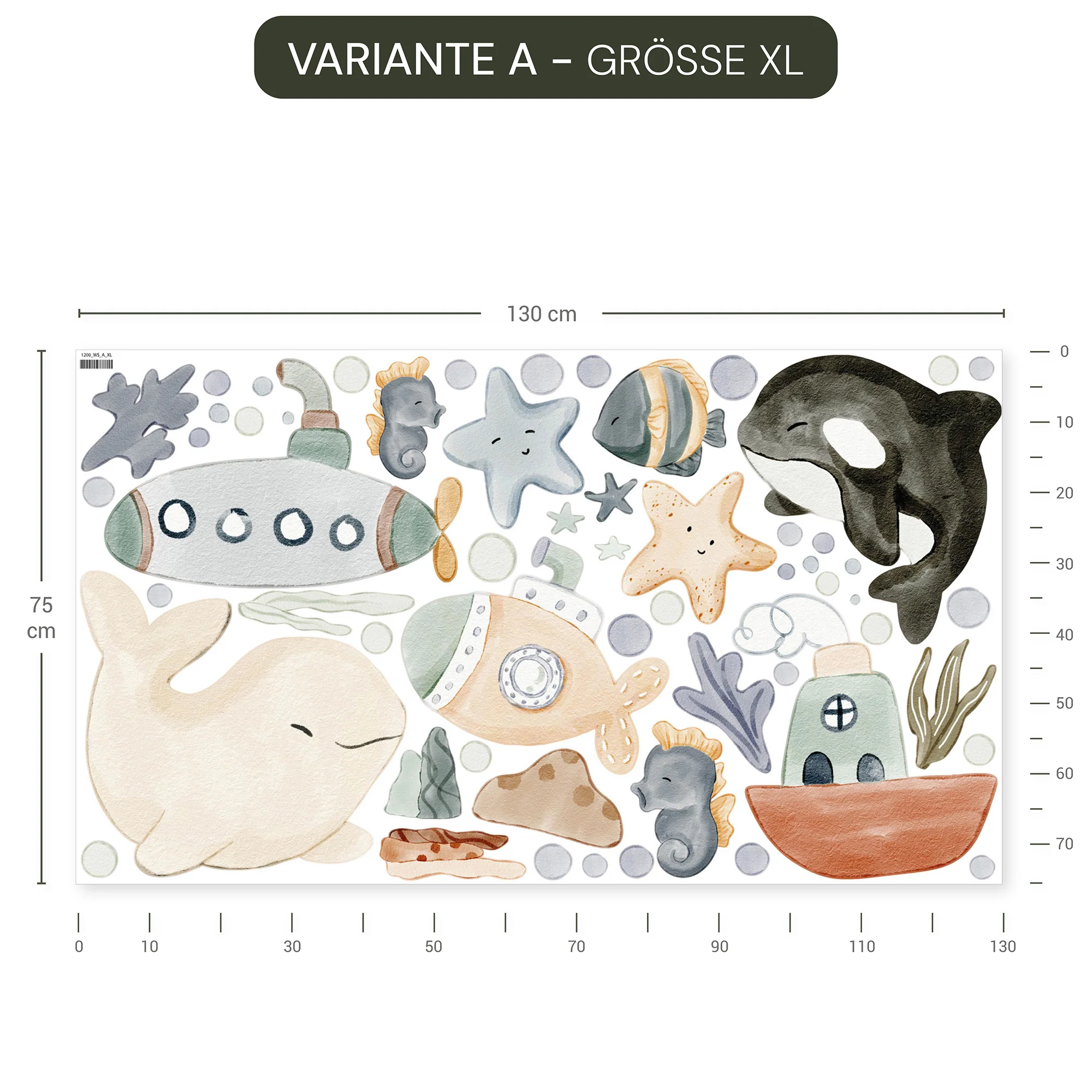 Wandsticker Sea Baby - Image 7