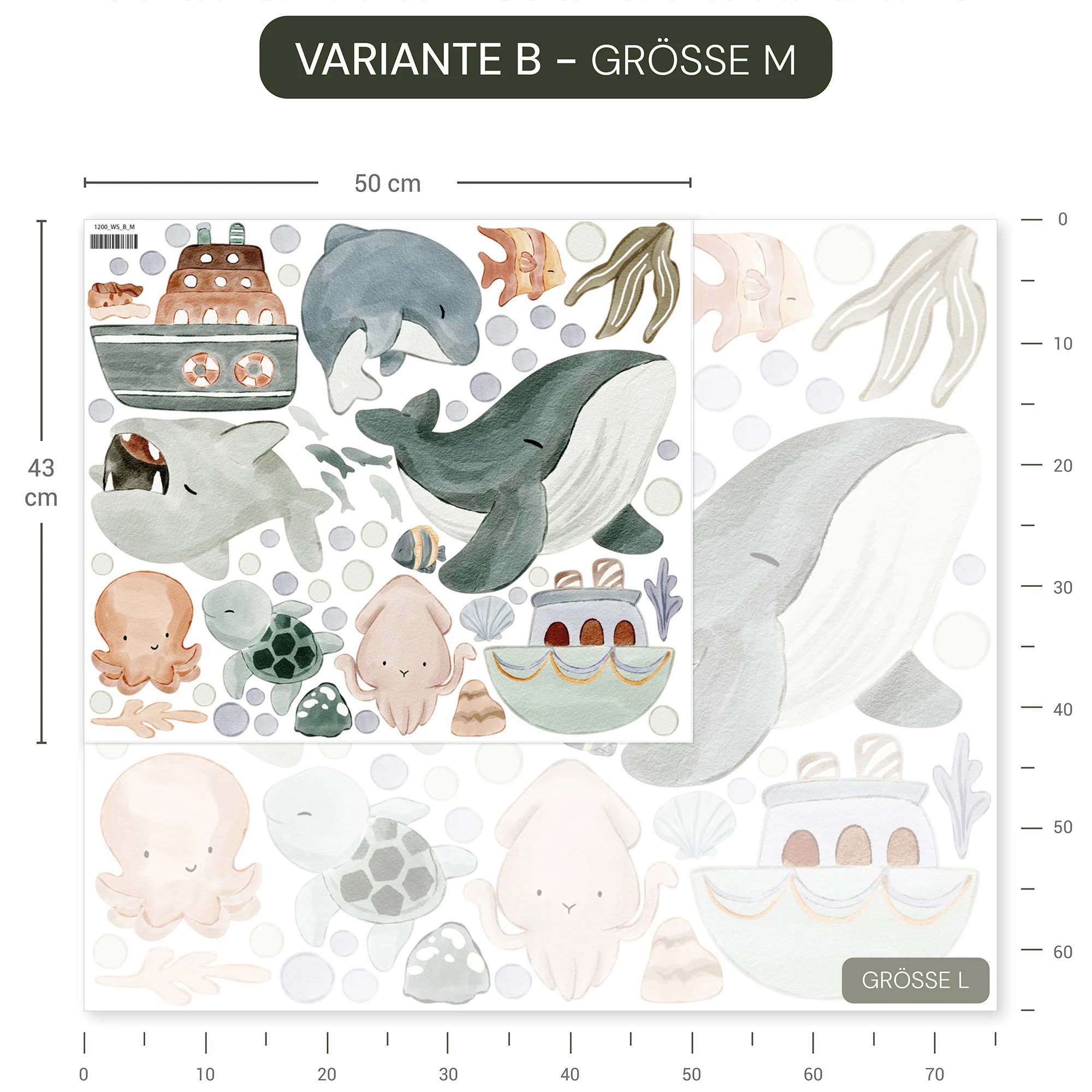 Wandsticker Sea Baby - Image 9